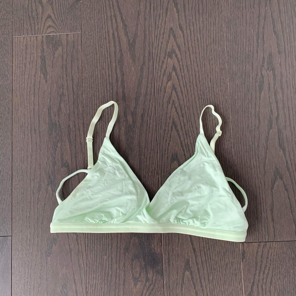 lululemon mint green cotton bralette
